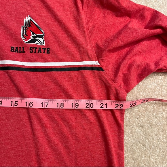 NEW Ball State Cardinals Polo Shirt Mens Large Red Golf Logo College NCAA NWT - Picture 7 of 9